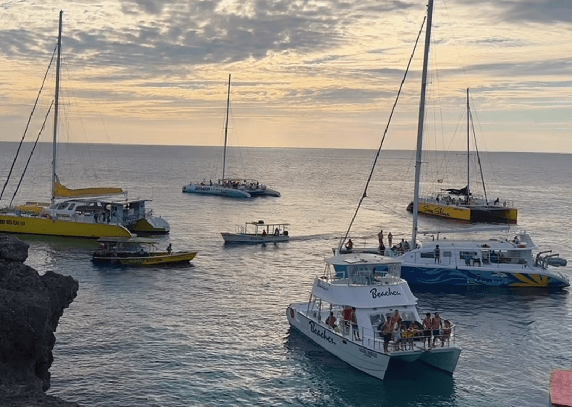 Catamaran Boat & Bamboo Rafting with Limestone Massage Double Tour - Image 2