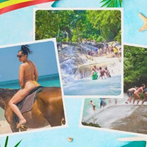 Blue Hole Falls, Dunn’s River & Horseback Riding Triple Tour