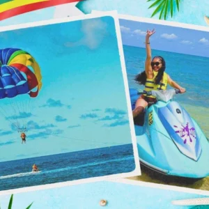 Jet Ski Adventure & Parasailing Double Tour